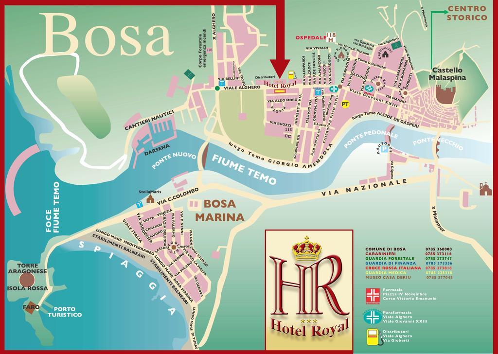 Hotel Royal 博萨 外观 照片